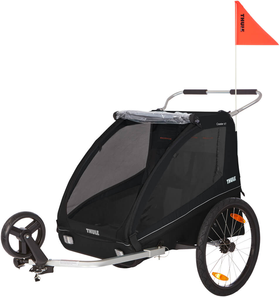 Lastenkuljetusperäkärry Coaster XT musta, Thule