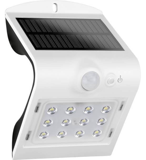 Aurinkokenno Led valaisin Liiketunnistimella Valkoinen Brightsolar 