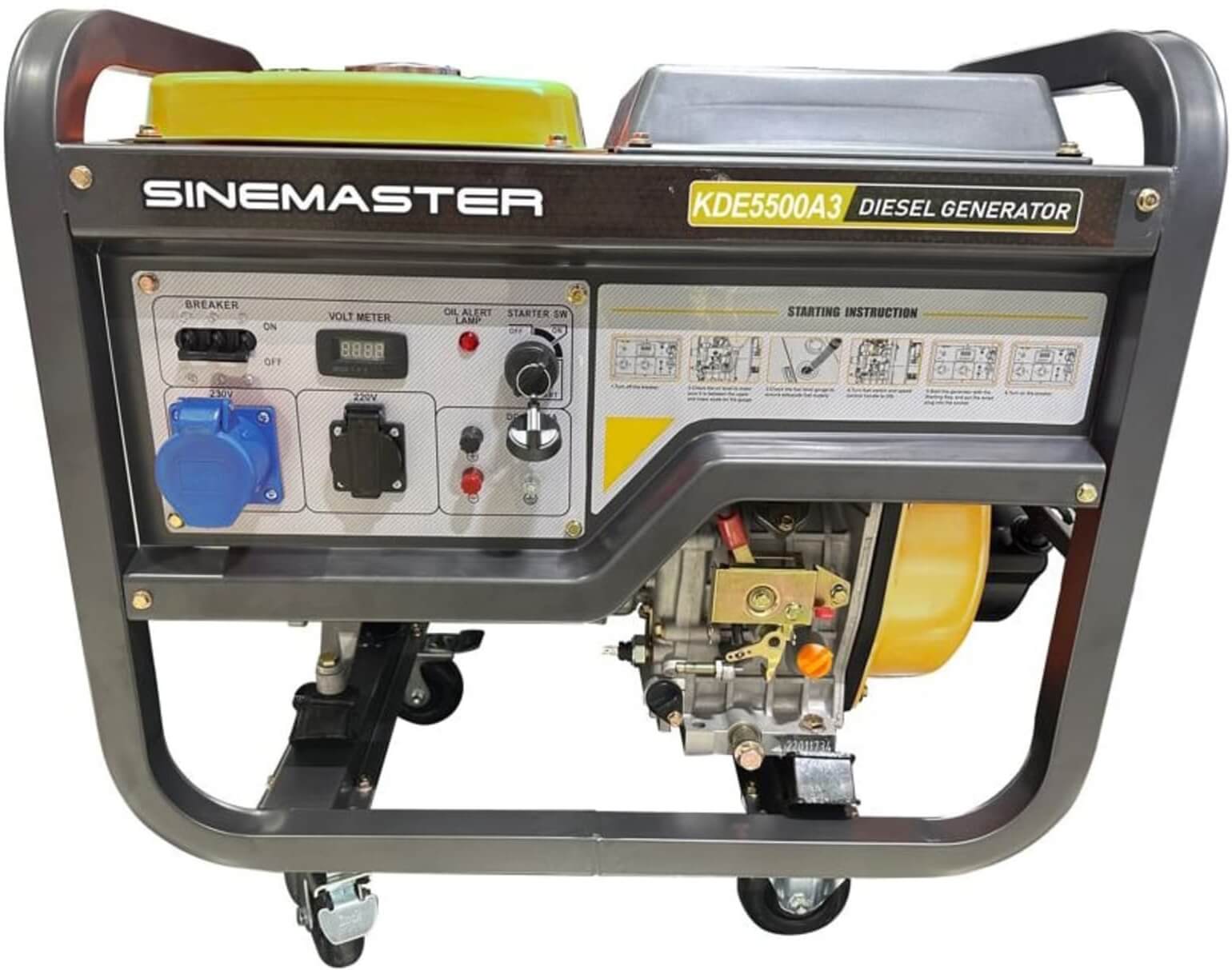 Aggregaatti KDE5500A (4,5 kW), Sinemaster