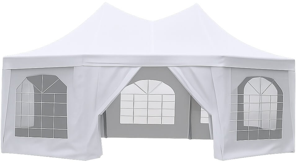 Juhlateltta 8-kulmainen 5 x 6.8 m, Green Land