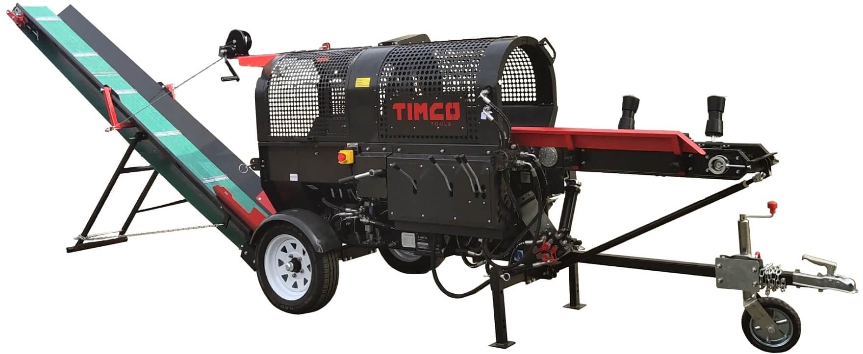 Klapikone / halkaisukone hihnakuljettimella 12TA, Timco