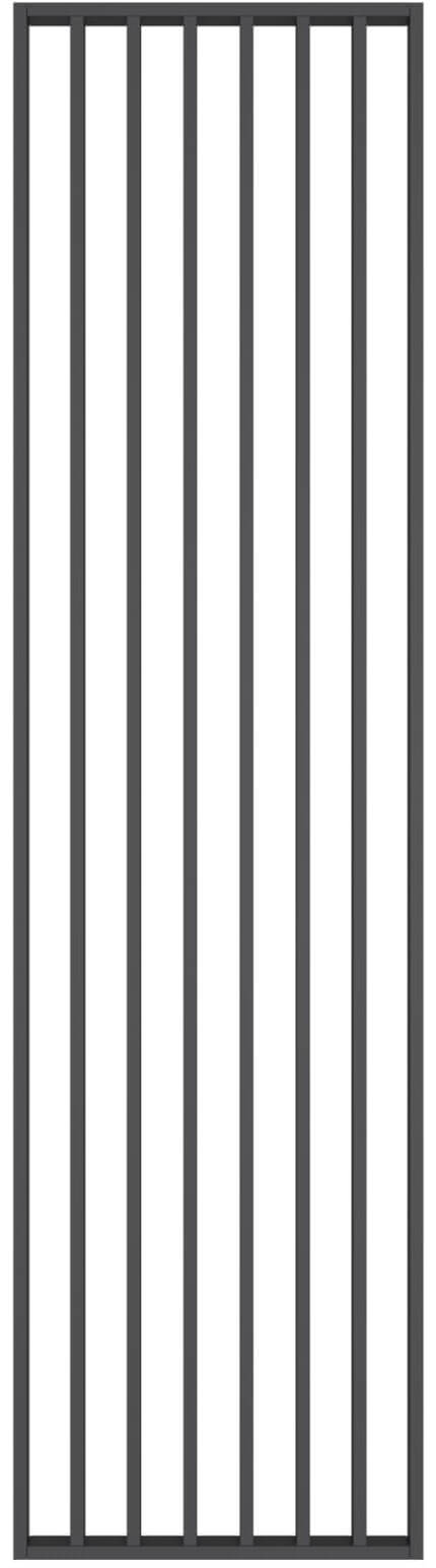 Tilanjakaja, grafiitin harmaa 580 x 2750 mm, Evella