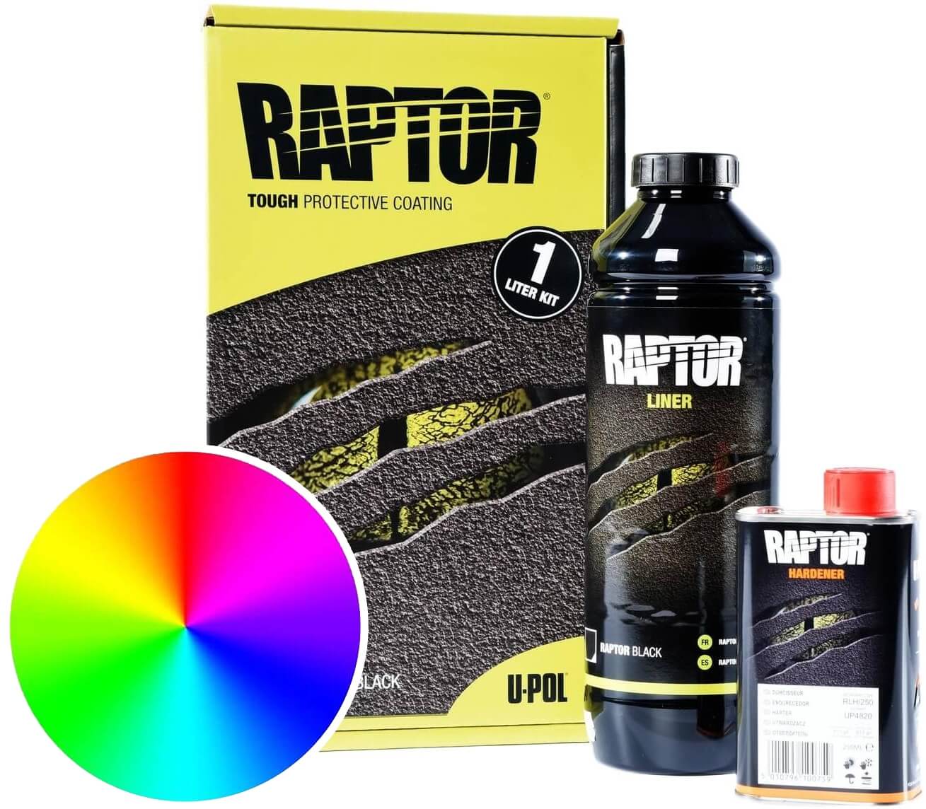 Lavapinnoite Raptor, sävytettävä, 0,95 l, U-Pol