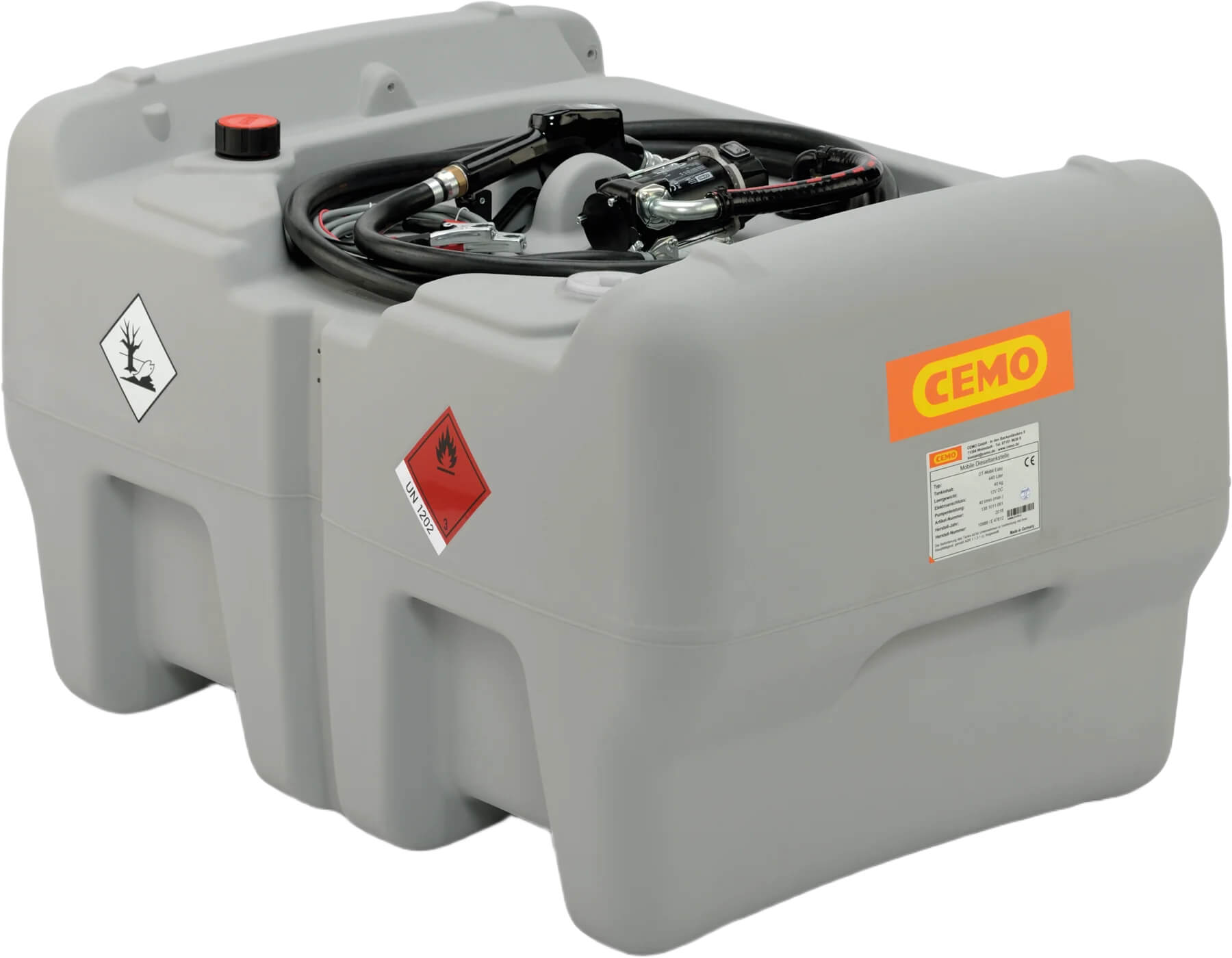 Kuljetussäiliö Easy Mobile diesel (440 L 12 V), Cemo