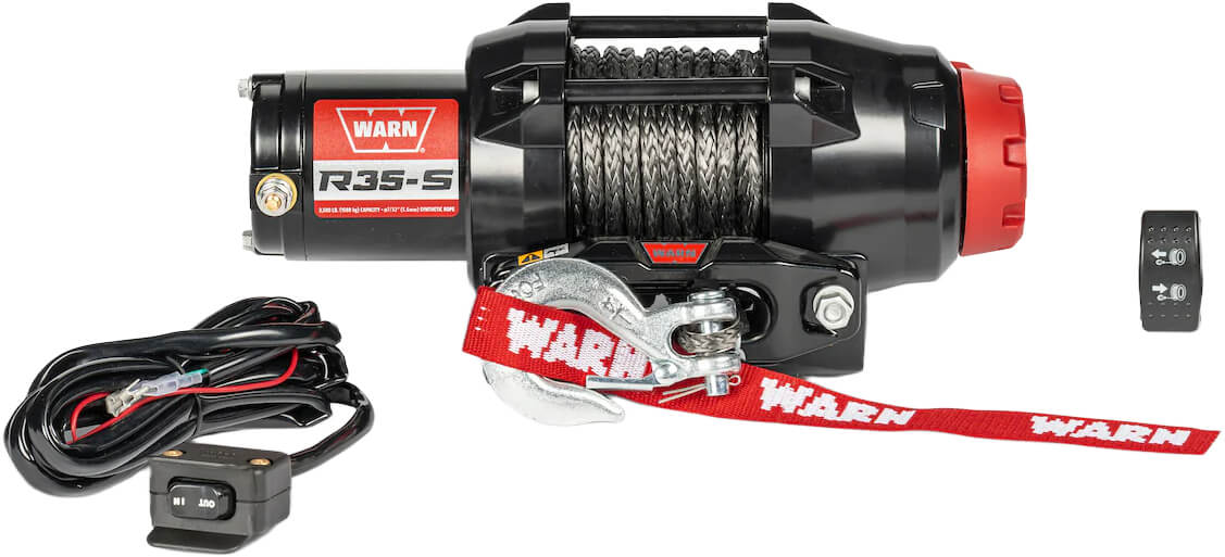 Sähkövinssi köydellä R35-S 12 V / 1588 kg, Warn