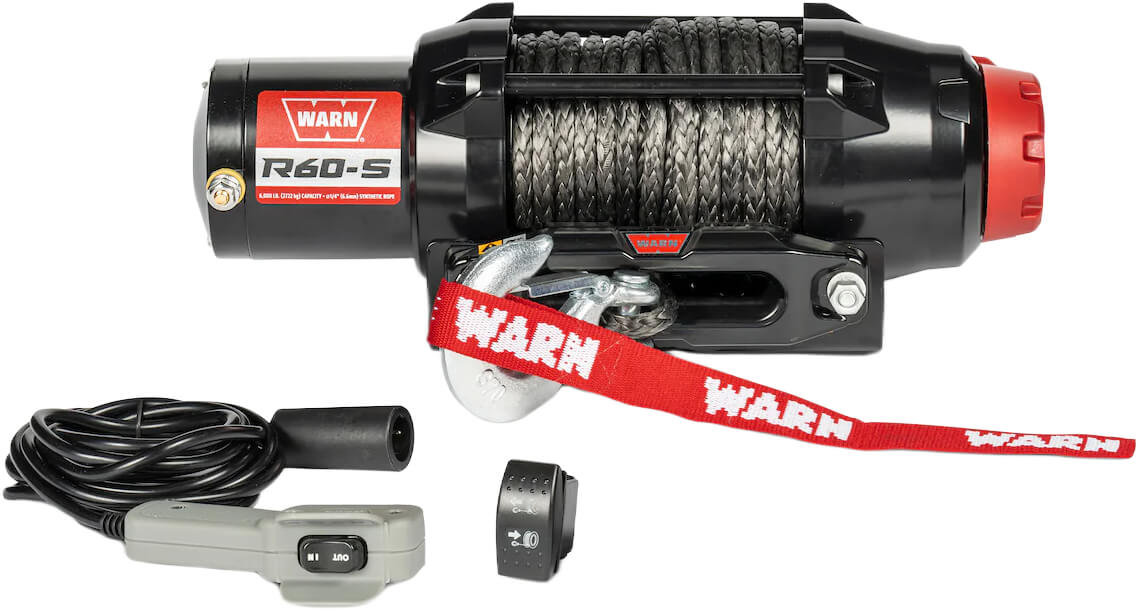 Sähkövinssi köydellä R60-S 12 V / 2720 kg, Warn