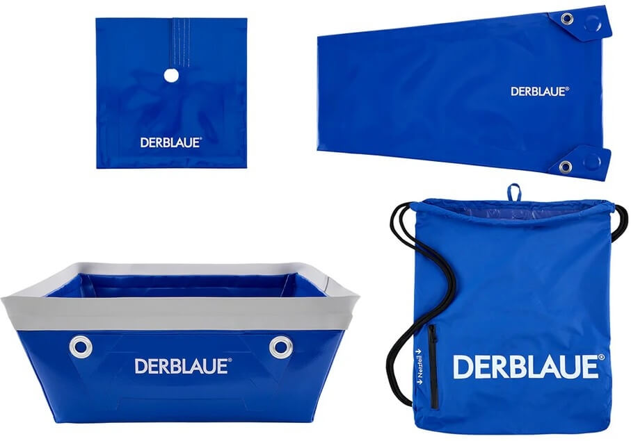 Valutusastia 10 l ja tarvikkeet, Derblaue