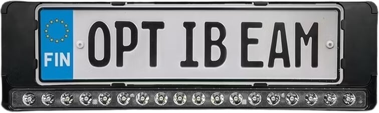 Led-lisävalo E-Bar FIN Single - Suorakaide | 54,4 cm | 7500 lm | ref. 40, Optibeam