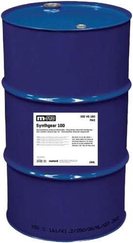 Teollisuusvaihteistoöljy Synthgear VG 100, 200 l, M-Pro
