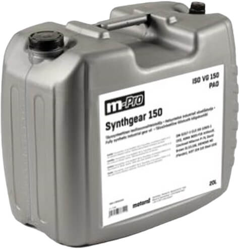 Teollisuusvaihteistoöljy Synthgear VG 150, 20 l, M-Pro