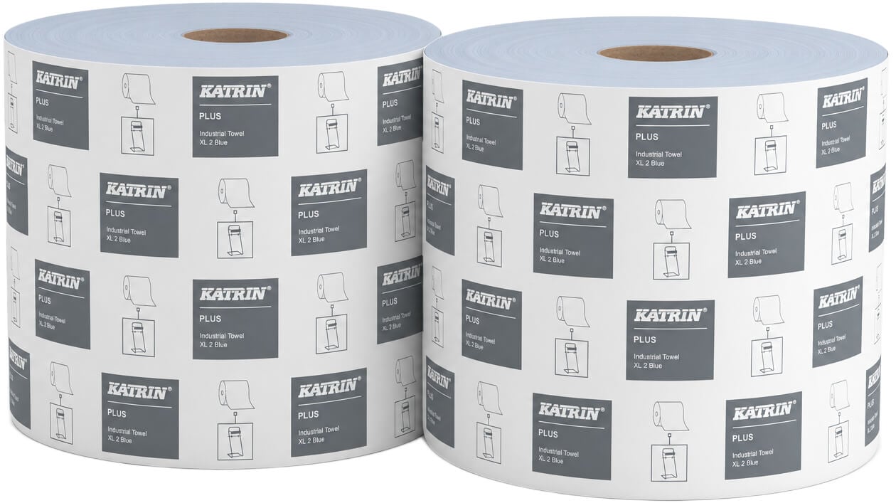 Teollisuuspyyhe Classic XL 2 sininen, Katrin