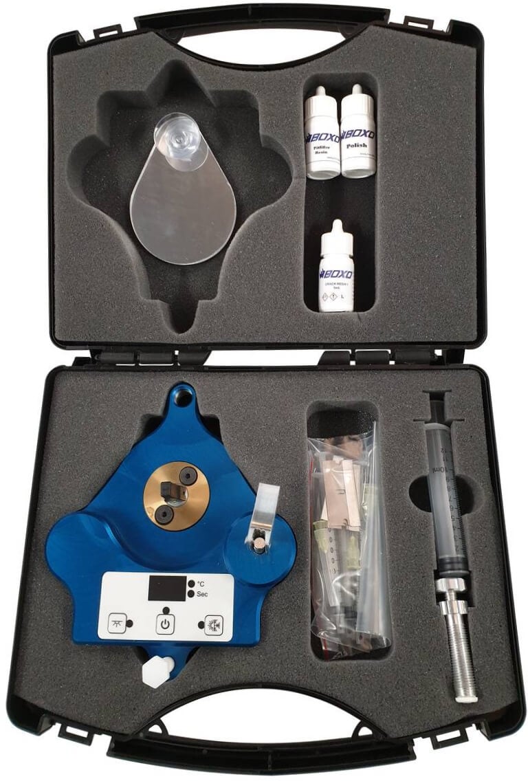 Tuulilasin korjaustyökalusarja, Boxo