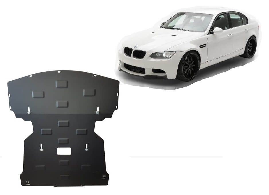 Pohjapanssari BMW 3-Sarja E90/91/92 (2004-2011), moottori, etupuskuri, terästä