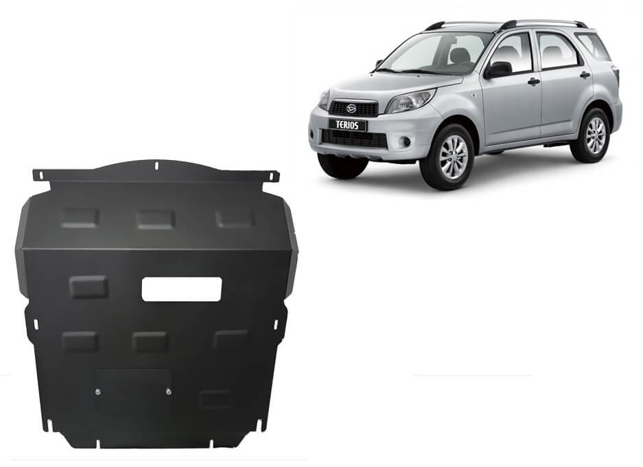 Pohjapanssari Daihatsu Terios (2006-2018), moottori, jäähdytin, terästä