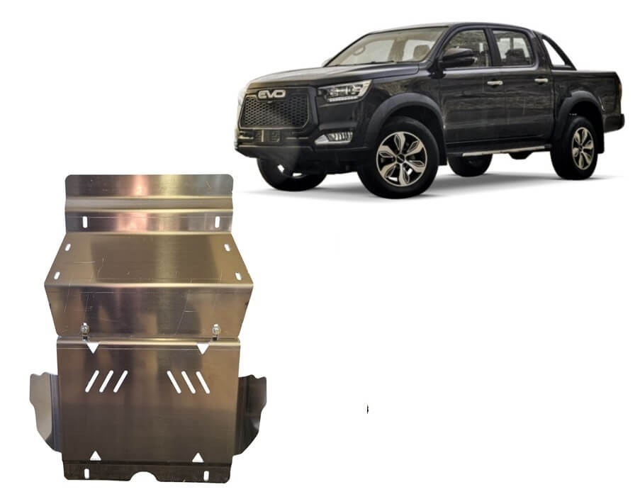 Pohjapanssari Evo Cross 4 (2018➟), moottori, jäähdytin, alumiinia