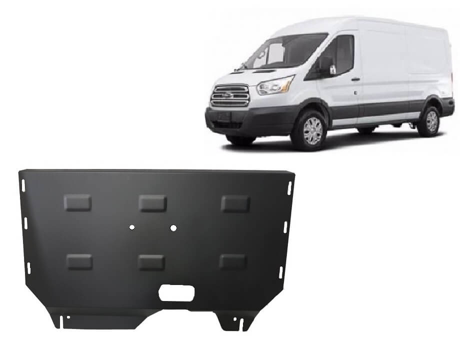 Pohjapanssari Ford Transit (2013-2020), moottori, vaihdelaatikko, terästä
