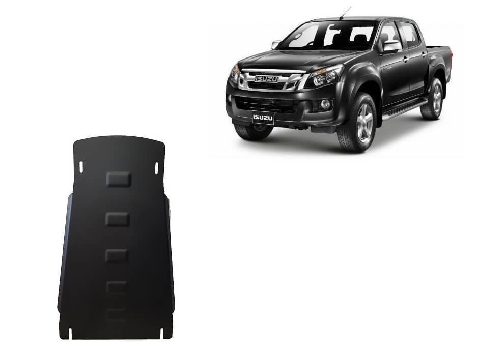 Pohjapanssari Isuzu D-Max (2012-2019), vaihdelaatikko, terästä