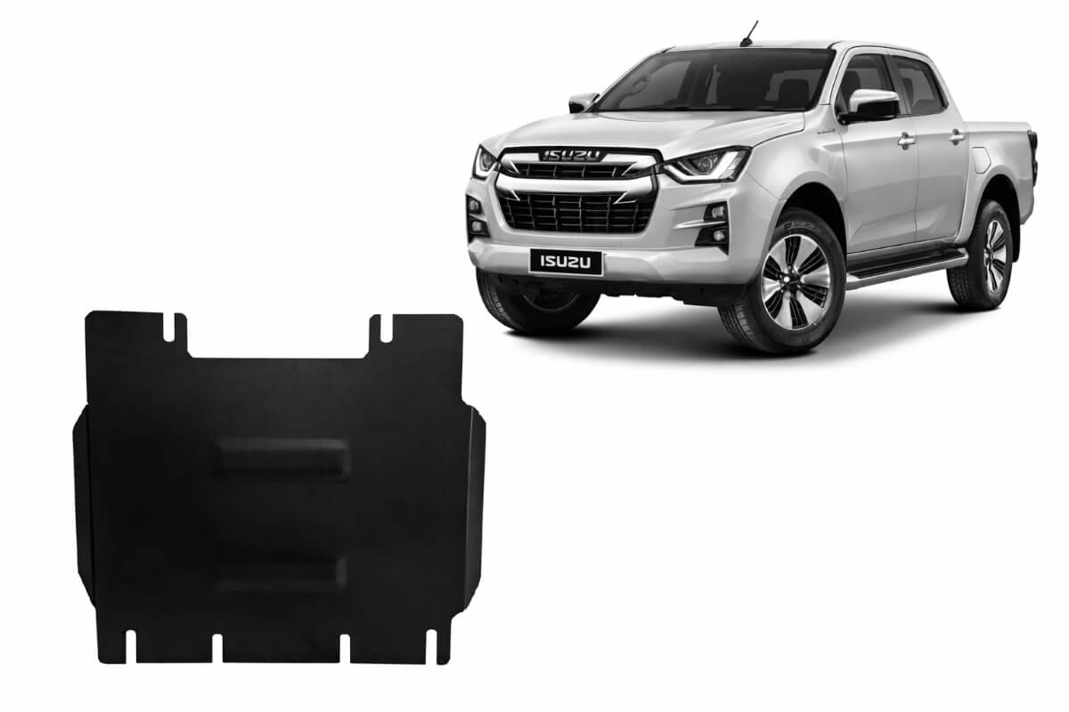Pohjapanssari Isuzu D-Max (2019➟), moottori, terästä