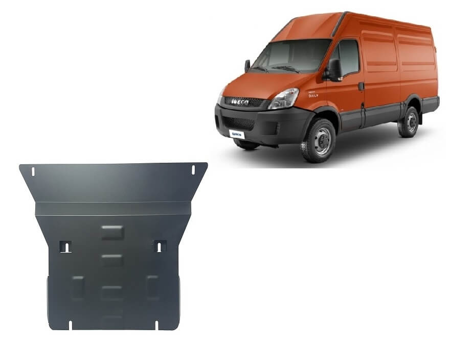 Pohjapanssari Iveco Daily (2006-2011), moottori, jäähdytin, terästä