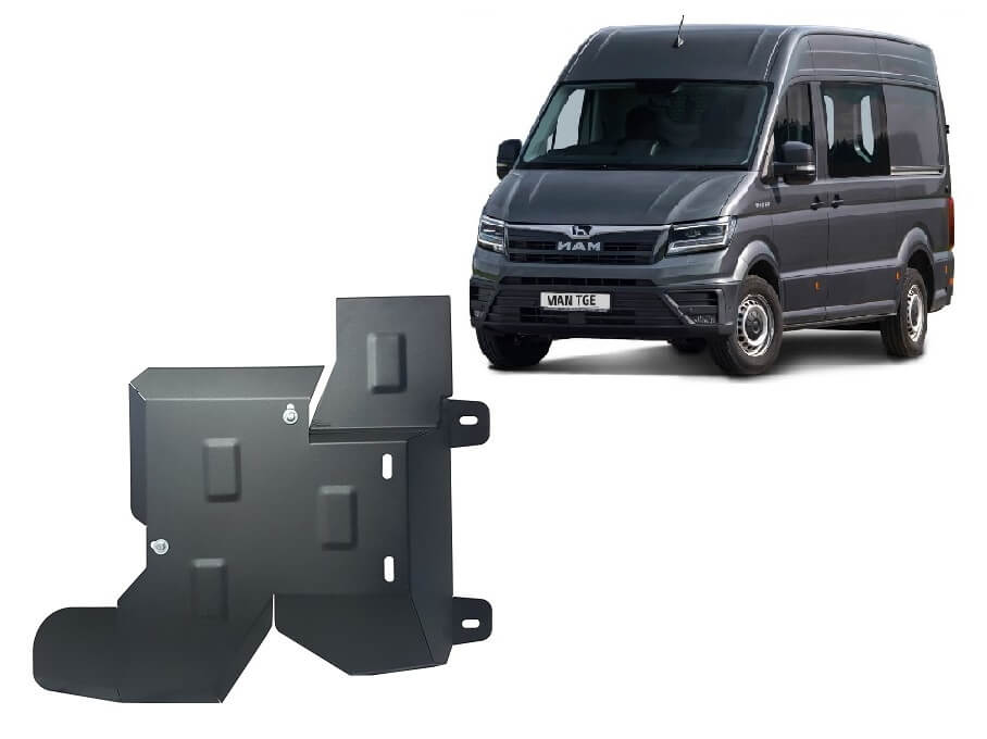 Pohjapanssari MAN Tge (2017-2020), AdBlue tankki, terästä