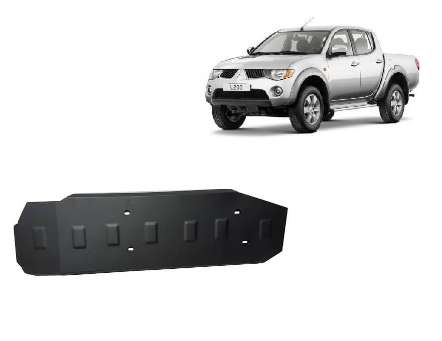 Pohjapanssari Mitsubishi L200 (2005-2015), polttoainetankki, terästä