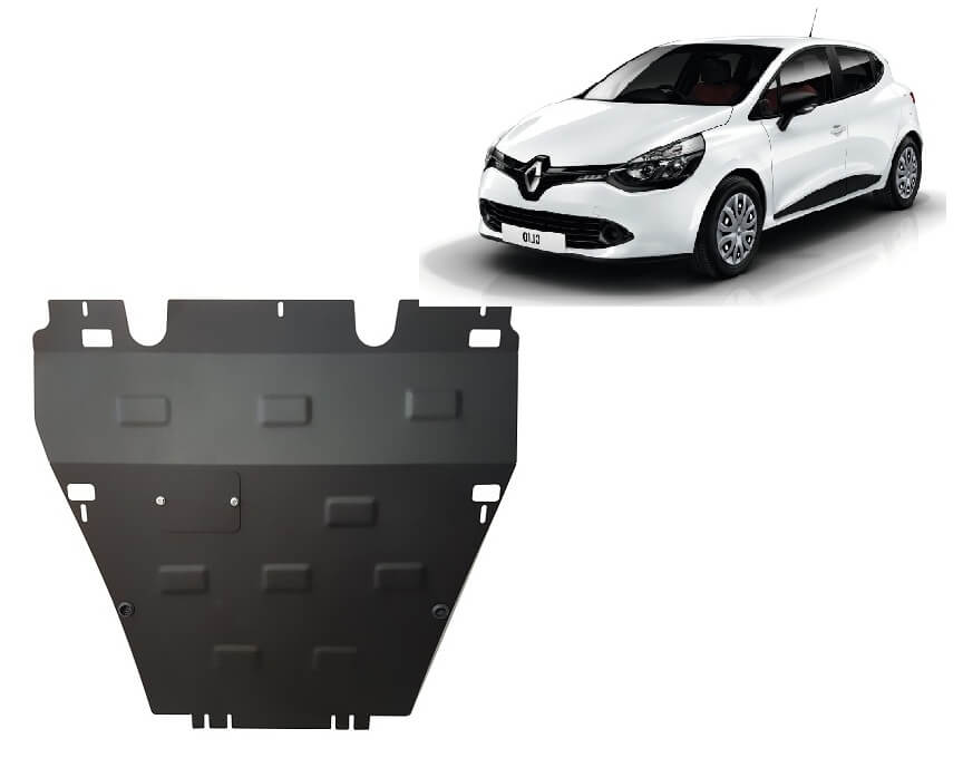 Pohjapanssari Renault Clio (2012-2020), moottori, vaihdelaatikko, terästä