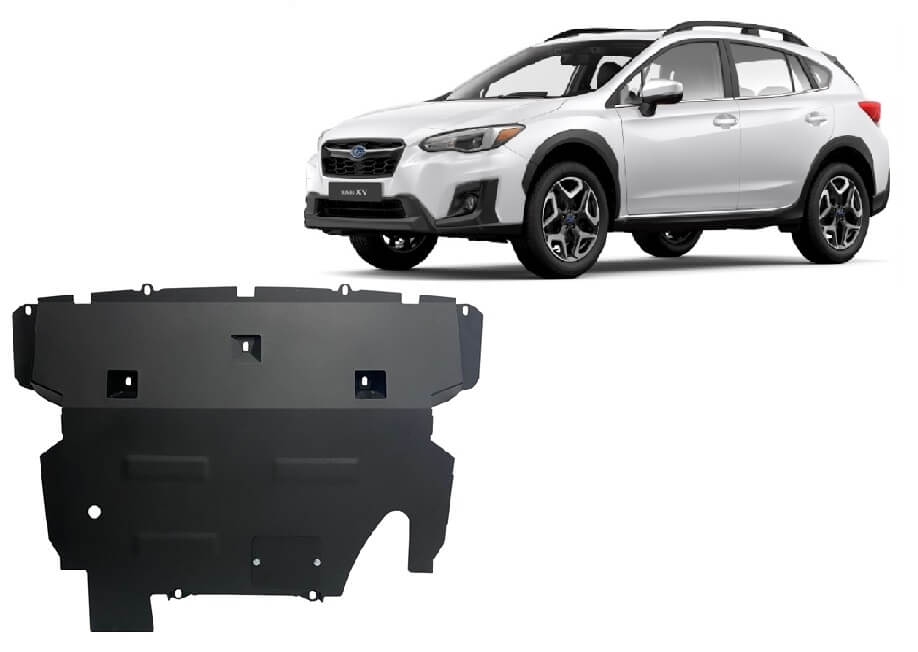 Pohjapanssari Subaru XV (2018-2022), moottori, jäähdytin, terästä