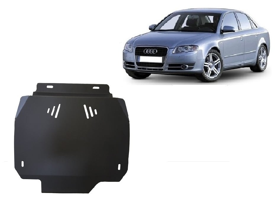 Pohjapanssari Audi A4 B7 Allroad automaatti (2005-2008), vaihdelaatikko, terästä