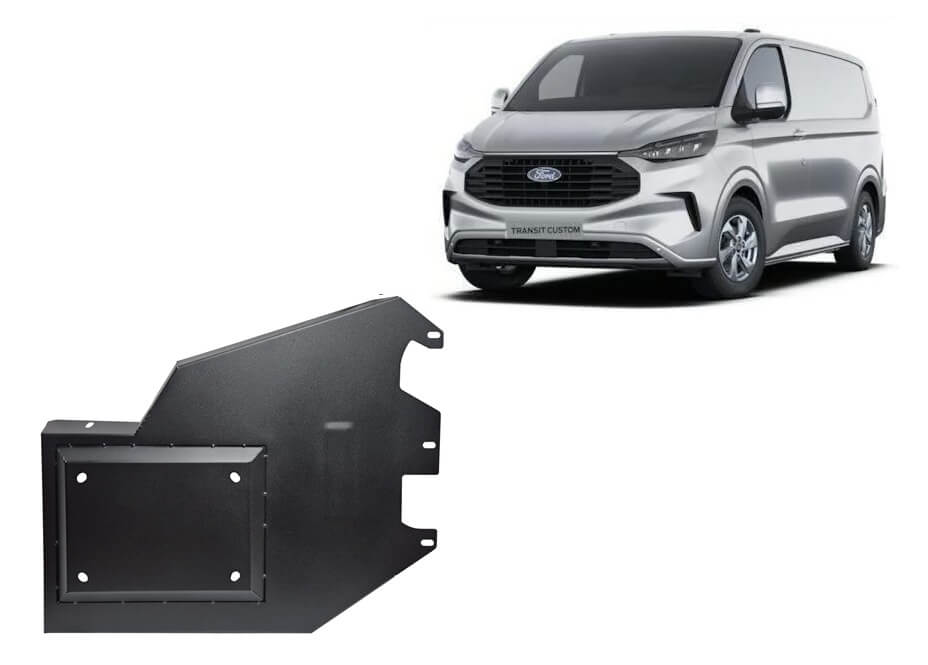Pohjapanssari Ford Transit Custom (2023➟), AdBlue tankki, terästä