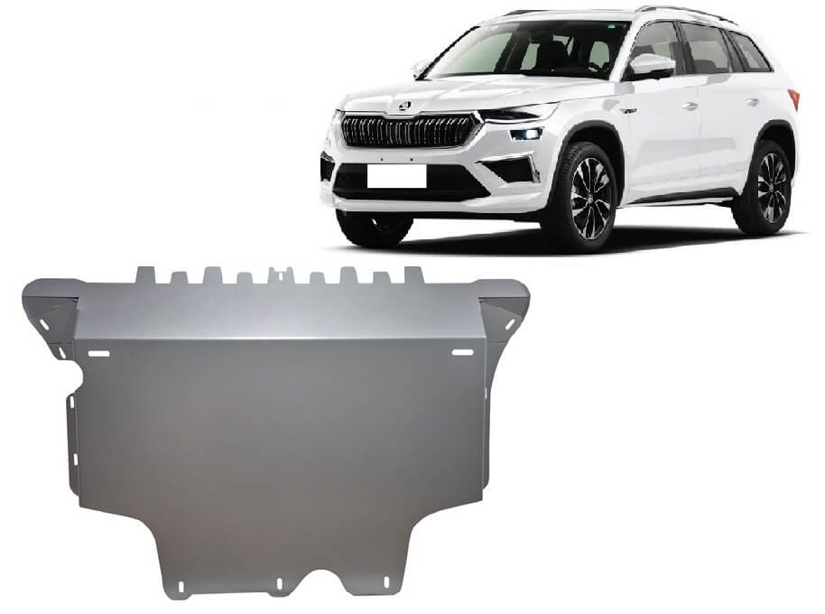 Pohjapanssari Skoda Kodiaq (2024➟), moottori, vaihdelaatikko, jäähdytin, alumiinia