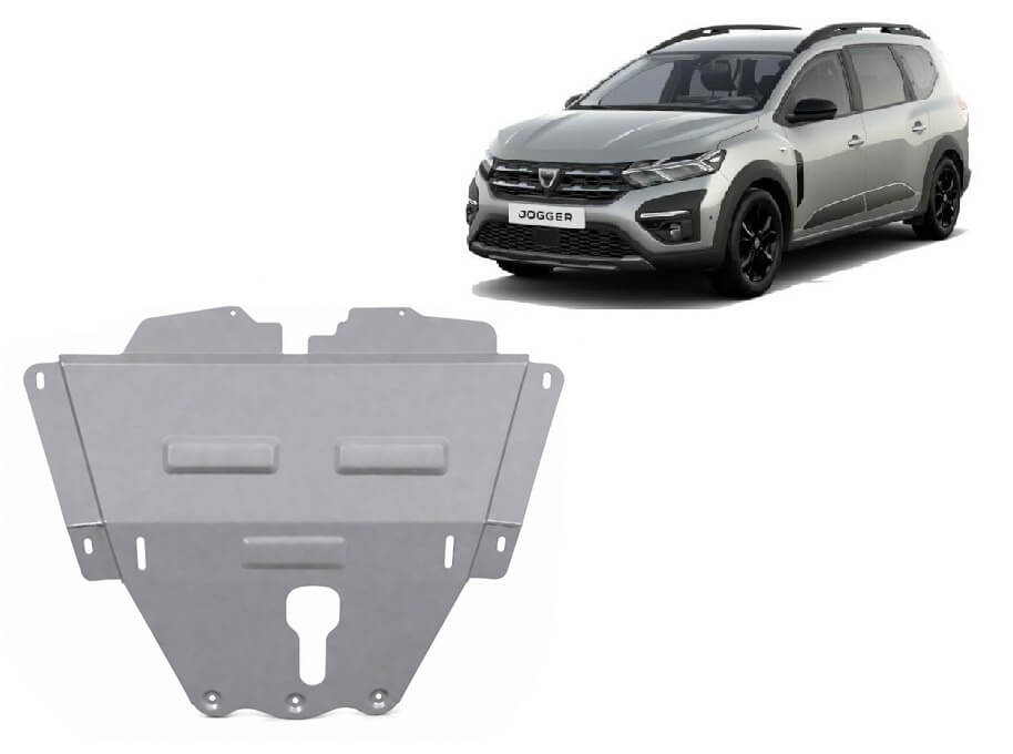 Pohjapanssari Dacia Jogger (2021➟), moottori, vaihdelaatikko, alumiinia