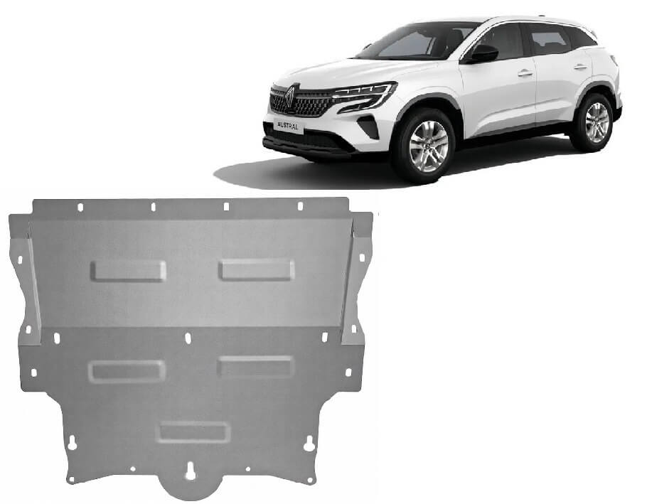 Pohjapanssari Renault Austral (2022➟), moottori, alumiinia