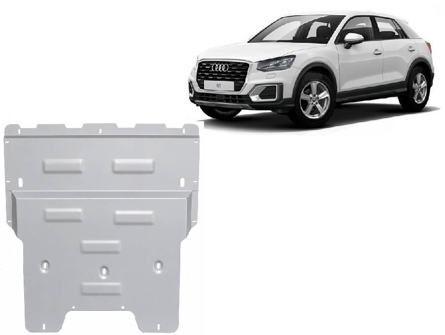 Pohjapanssari Audi Q2 (2016-2020), moottori, vaihdelaatikko, alumiinia
