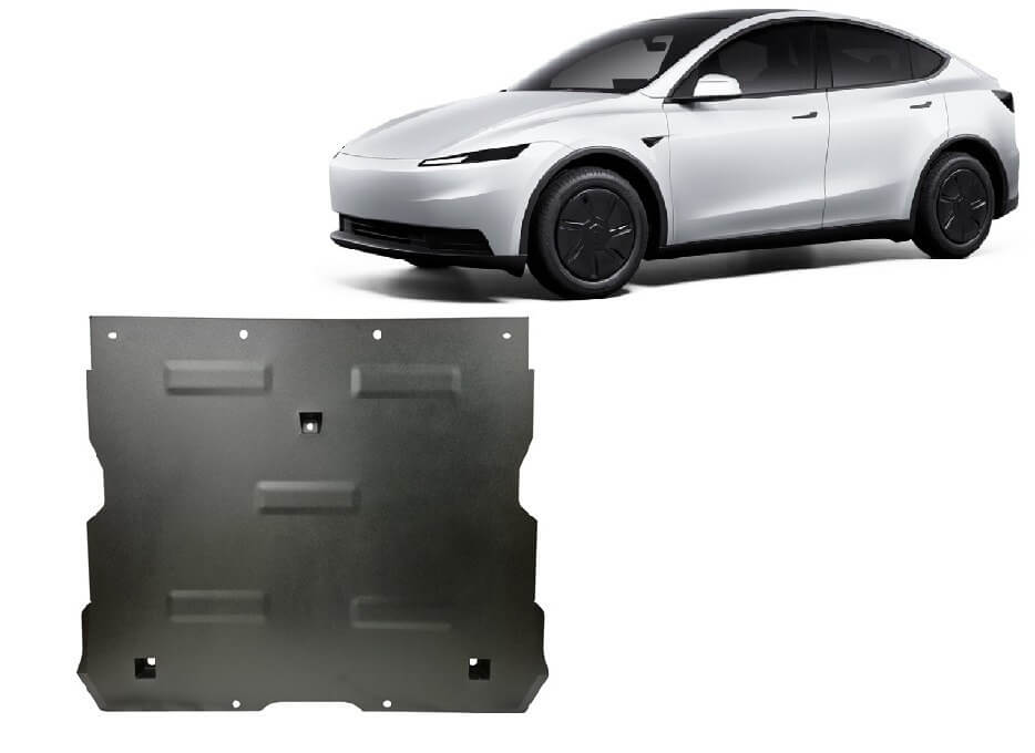 Pohjapanssari Tesla Model Y (2024➟), etusähkömoottori, terästä