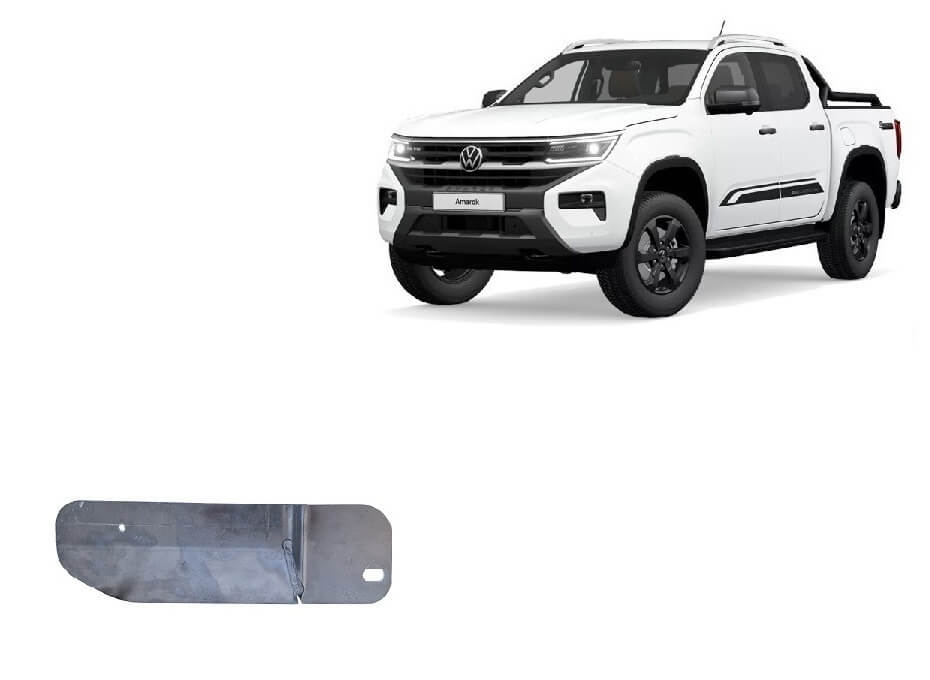 Pohjapanssari Volkswagen Amarok (2023➟), polttoainesuodatin, polttoaineletkut, alumiinia