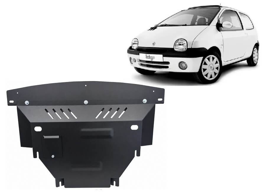 Pohjapanssari Renault Twingo (1992-2007), moottori, vaihdelaatikko, jäähdytin, etupuskuri, terästä