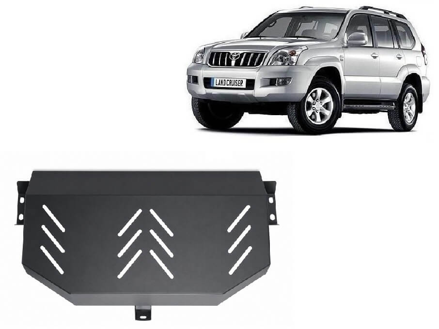 Pohjapanssari Toyota Land Cruiser (2002-2009), polttoainetankki, terästä