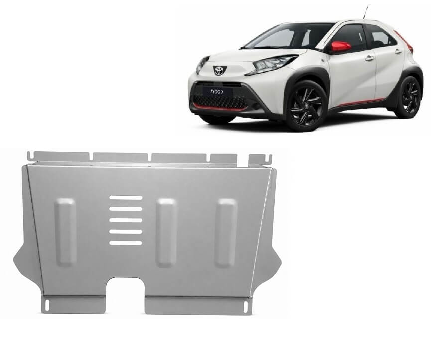 Pohjapanssari Toyota Aygo (2022➟), moottori, vaihdelaatikko, alumiinia