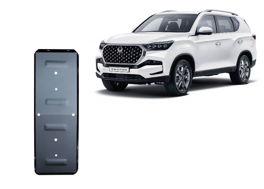 Pohjapanssari SsangYong Rexton (2017➟), polttoainetankki, terästä