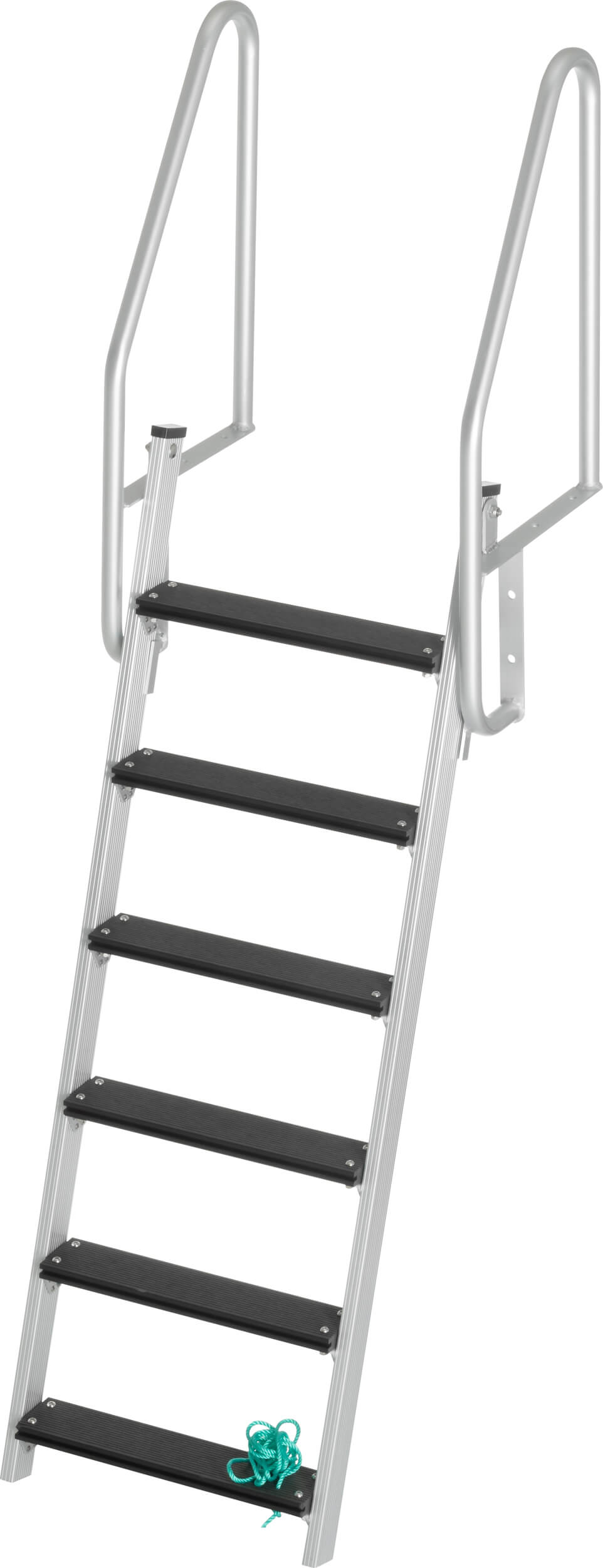 Laituritikkaat käännettävät alumiinia, 6 askelmaa, Atom