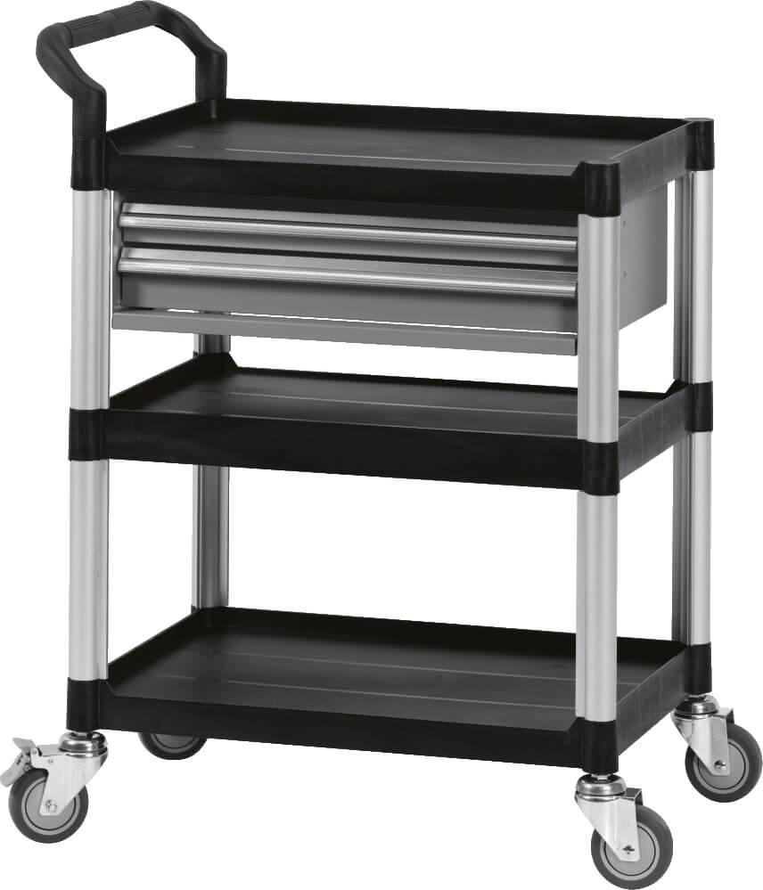 Huoltovaunu 2 vetolaatikolla 200 kg, KS Tools