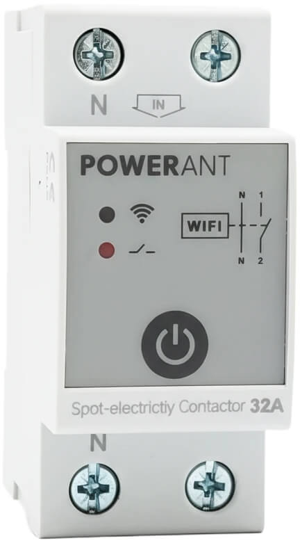 Pörssisähkökytkin DIN-kiskoon 32 A, Powerant