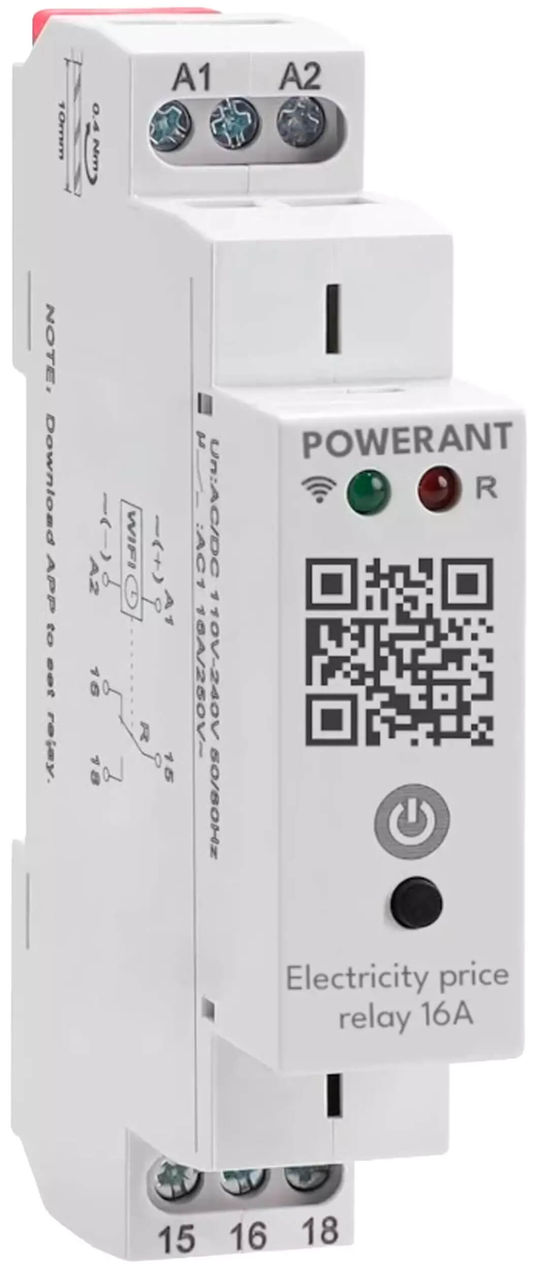 Pörssisähkörele 16 A, Powerant