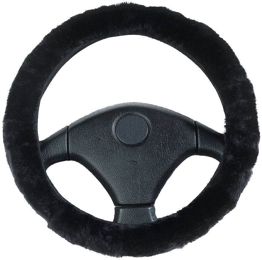 Ratinsuojus lampaankarvajäljitelmä musta, K27