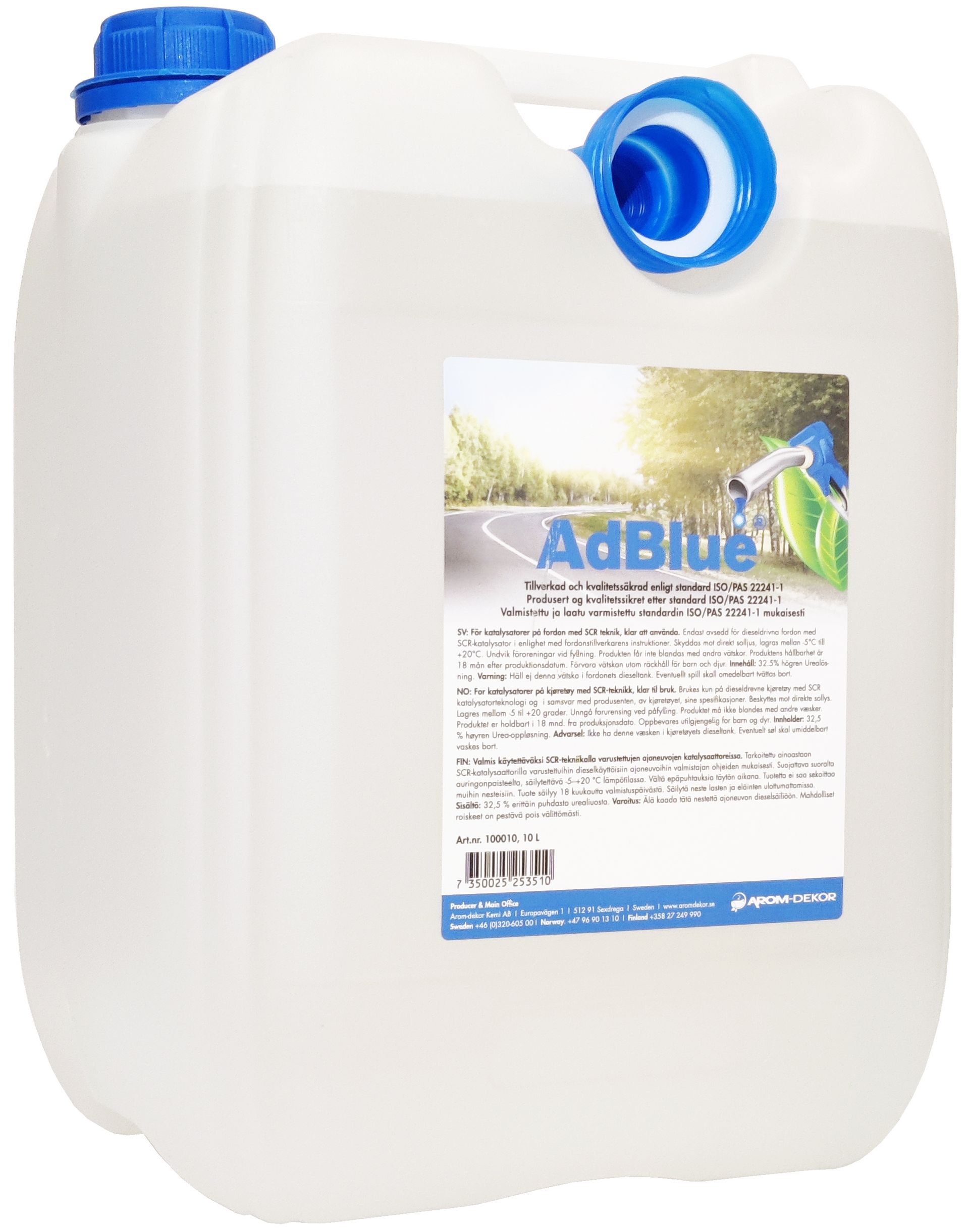 AdBlue 10 l + kaatonokka, Arom-Dekor - 27,90 EUR 💙