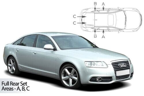 Häikäisysuojasarja Audi A6 C6, 4 ovinen (2004-2011), Car Shades