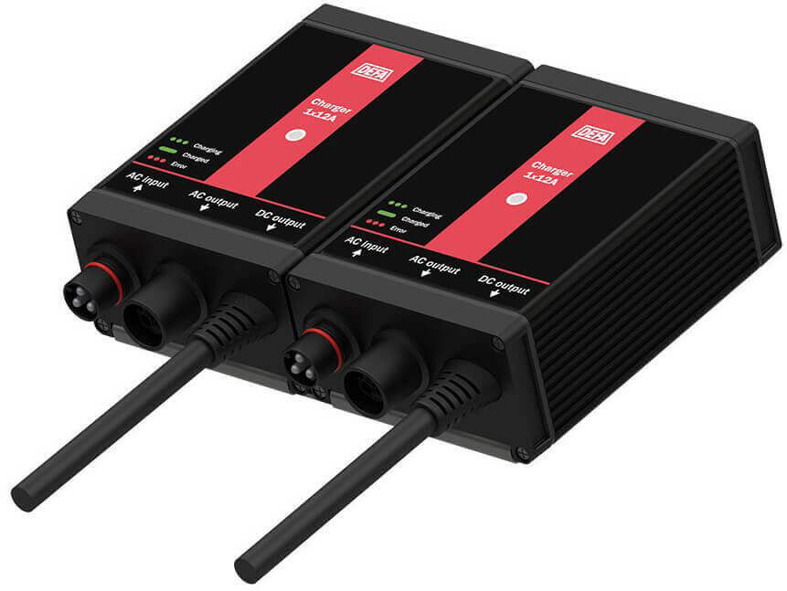 Akkulaturi MultiCharger 2x12 A, Defa