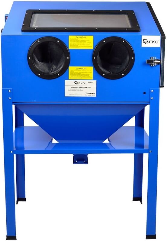 Hiekkapuhalluskaappi 220 l, Geko