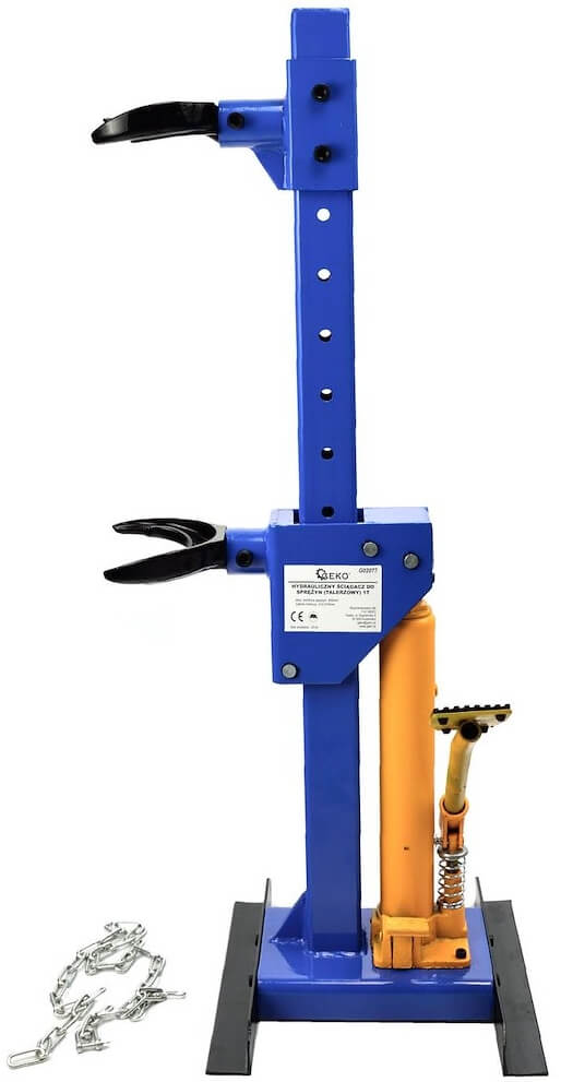 Hydraulinen jousipuristin 1000 kg, Geko