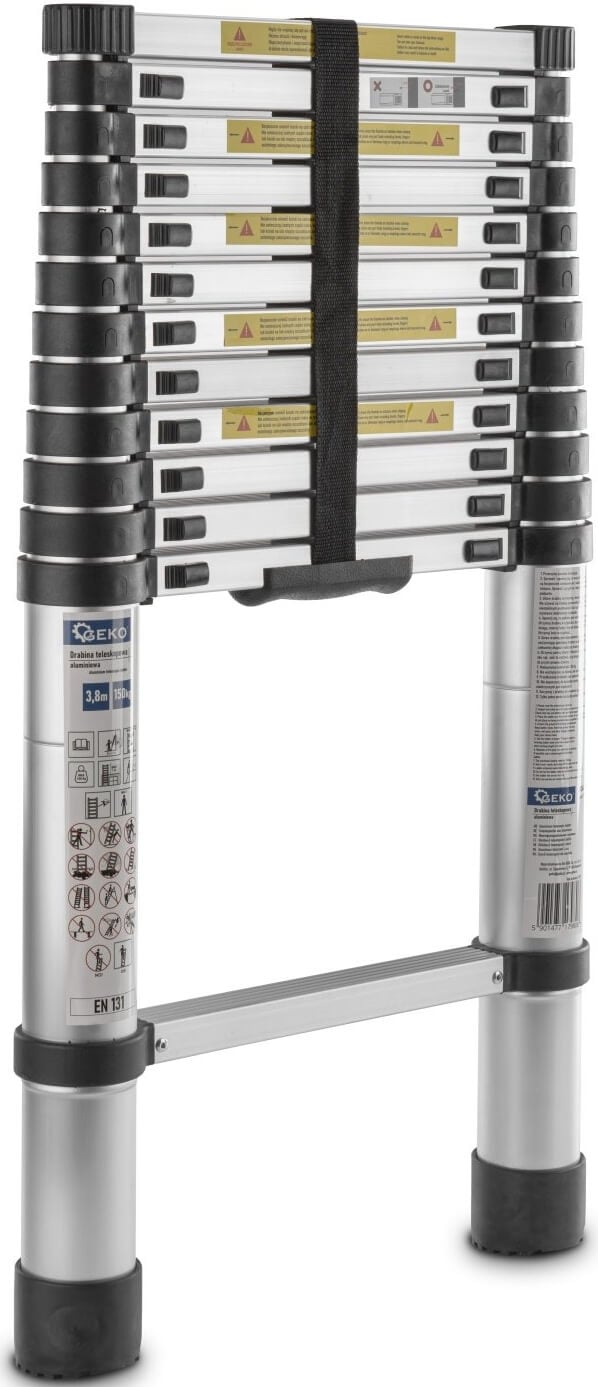 Teleskooppitikas 3,8 m, alumiinia, Geko